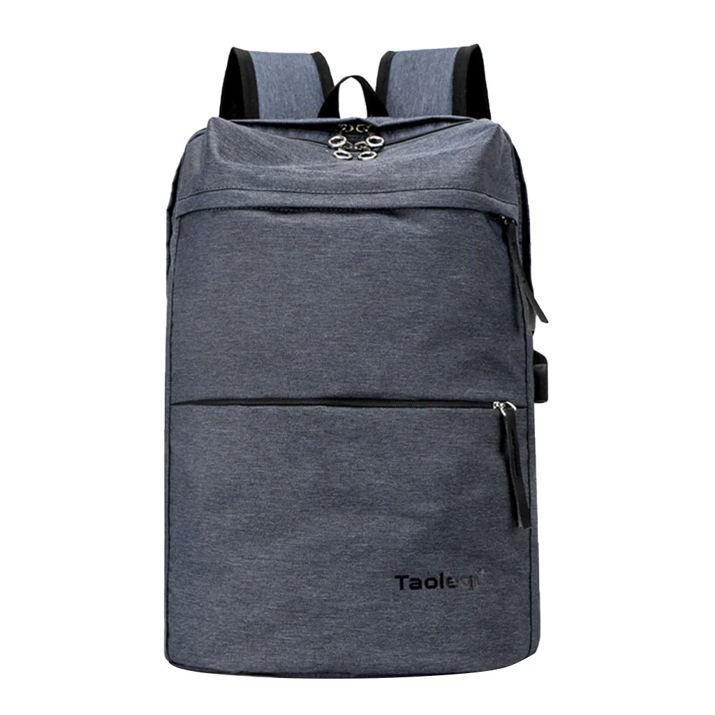 Dropshipping Casual Tops Plus Size Fashion Men Business Laptop Casual Backpack Student Bag Outdoor Travel Backpack With USB