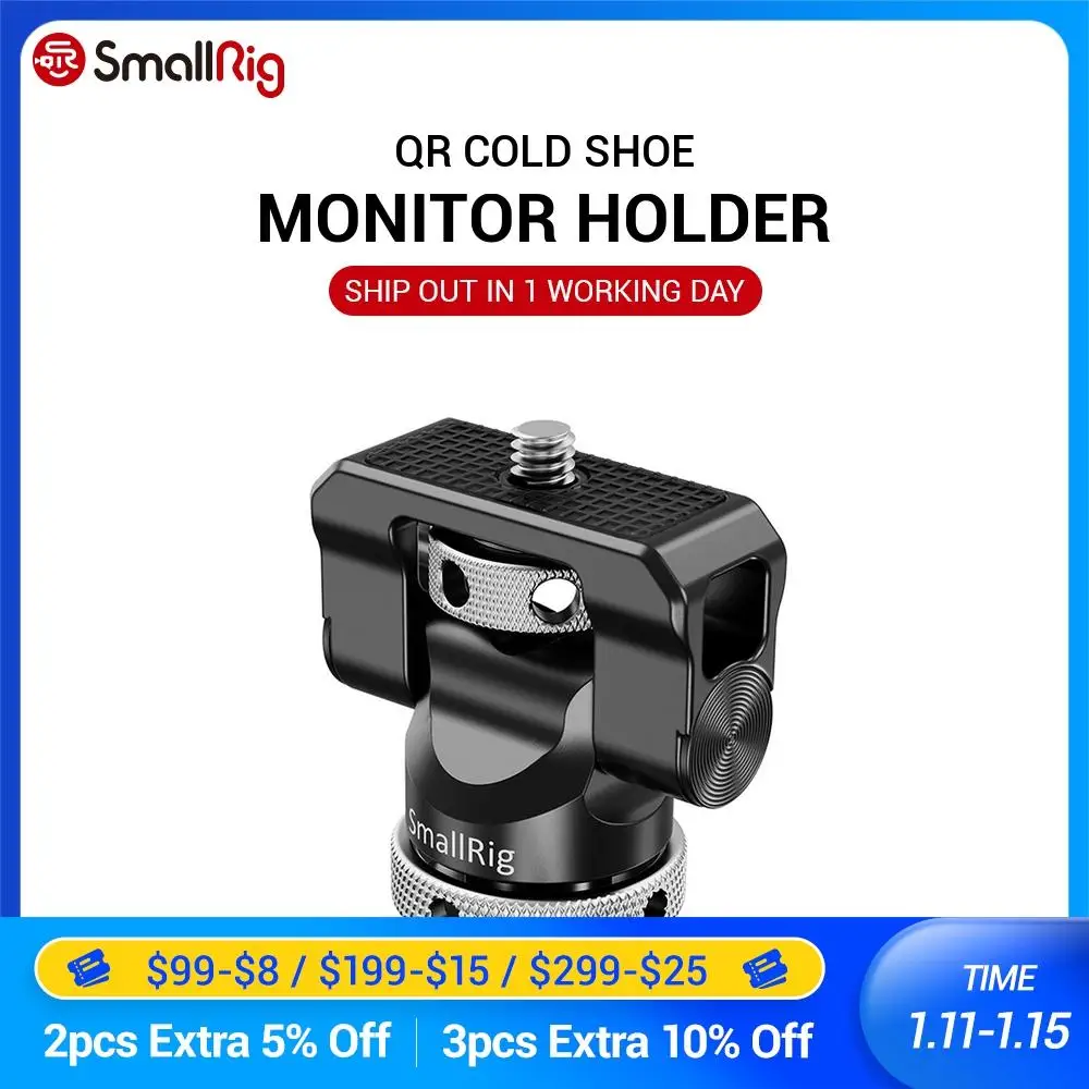 SmallRig быстроразъемный держатель для монитора камеры EVF Поворотный Кронштейн 360