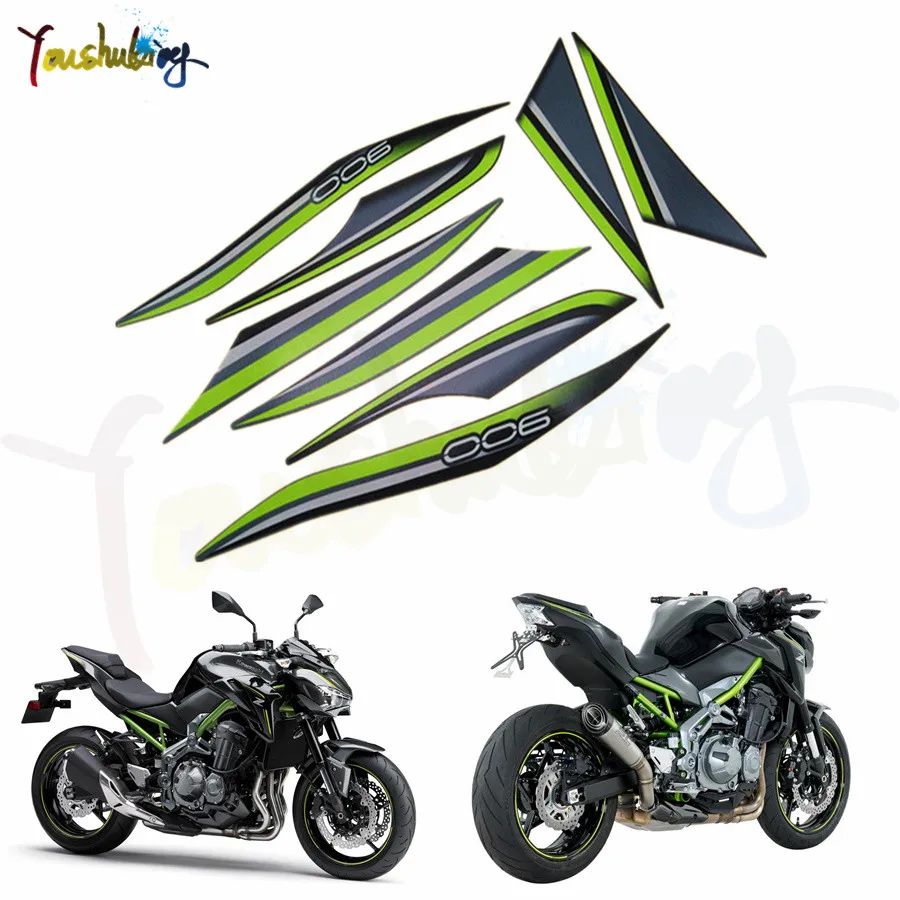 Подходит для всех 06-19 Z1000 Z1000SX NINJA1000 14-19 3D бак из углеродного волокна газовая крышка