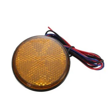 

Truck Brake 24 LED Round Tail Lights Turn Signal Lamp Truck Side Warning Tailight Lamps