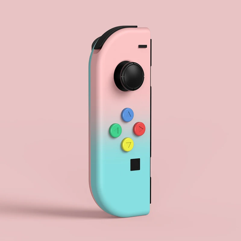 Joycon корпус градиентный цвет защитный чехол Joy Con контроллер жесткий корпус полный чехол оболочка для kingd переключатель игровой консоли - Цвет: left Powder green