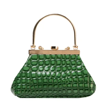 

NEW Clip Switch Bag Stone Pattern PU Leather Crossbody Bags For Women 2020 Summer New Small Solid Color Shoulder Handbags