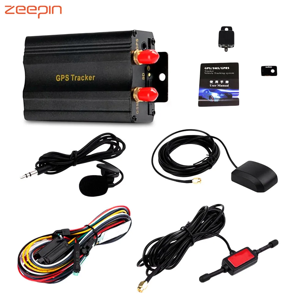 

TK103A Vehicle GPS Tracker SMS GPRS Anti-theft Alarm Mini Real-time Mini History Memory Tracking Locator for Car Kid Elder Pet