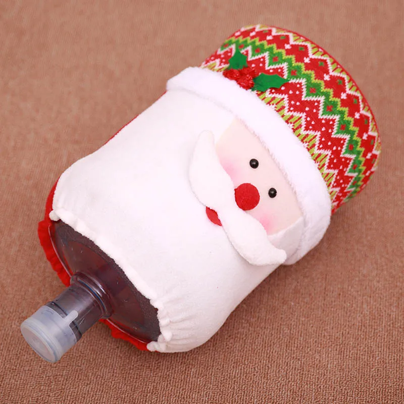 Рождество 5 галлонов воды диспенсер крышка бутылки Санта/Лось/Снеговик кухонное украшение для дома SEP99