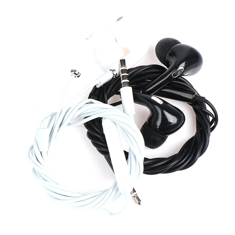3.5mm In-ear Wired Earphone Stereoheadphones Sport Headset W/ Mic Volume Controls