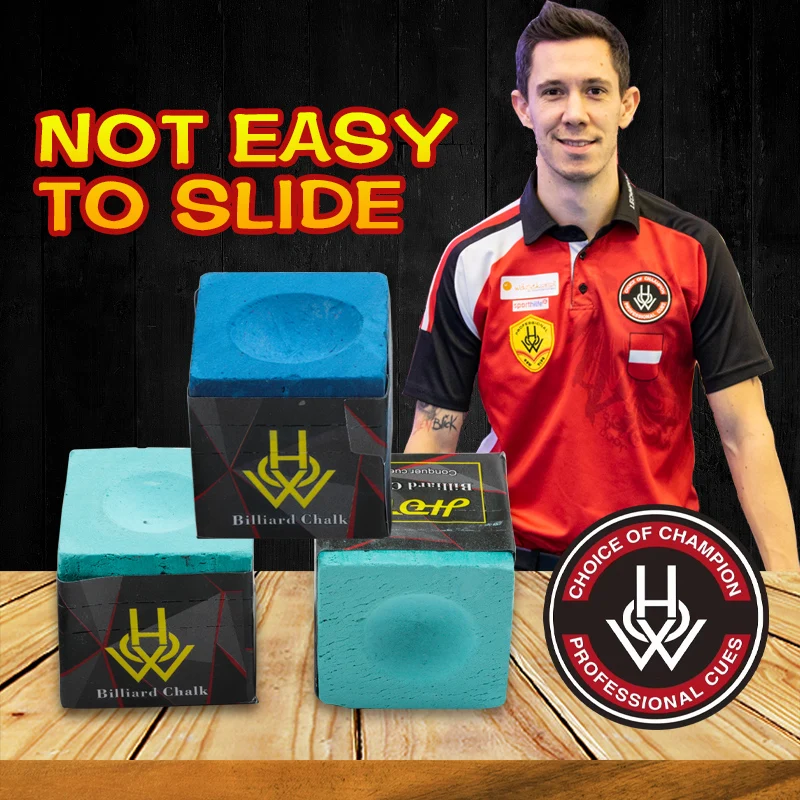 

HOW Chalk Billiard Cue Oily Dry 2 Pieces Per BoxTailor-made Chalk Snooker Chalk Powder Pool Chalk Tip Stick Billiard Accessory