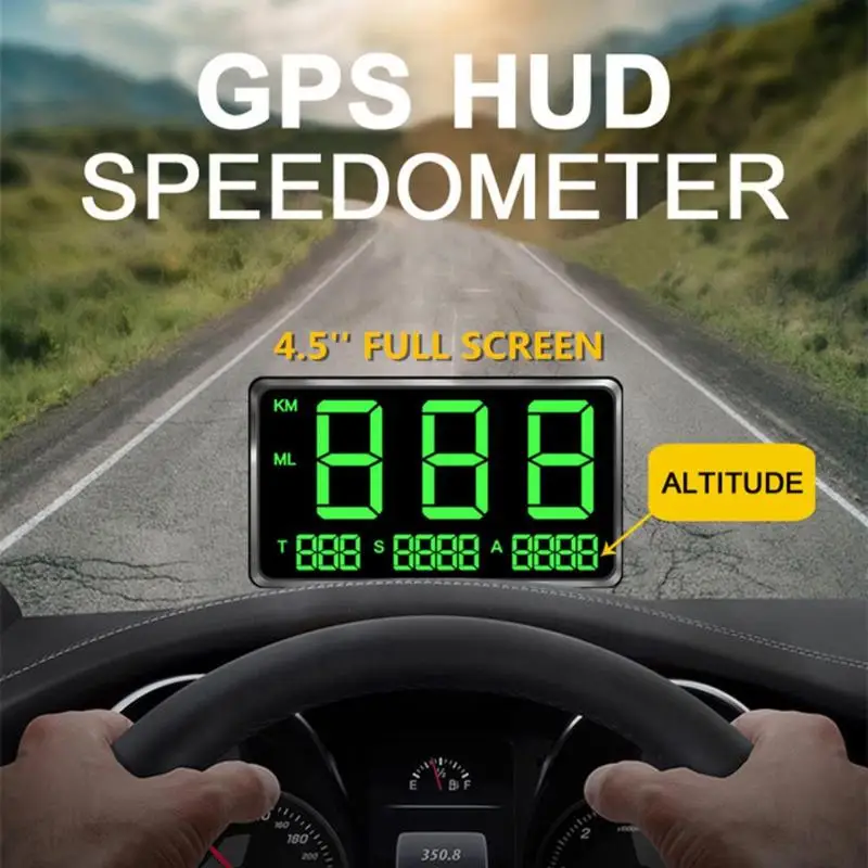 C60 GPS Спидометр дисплей Hud Автомобильный система предупреждения о превышении