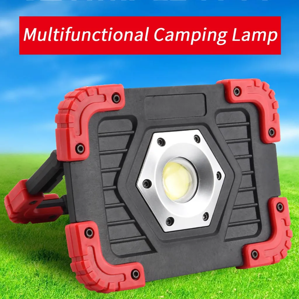 

LED Work Light Portable Job Lighting with Rechargeable Battery Power Bank Super Bright and Portable Handheld Size outdoor light
