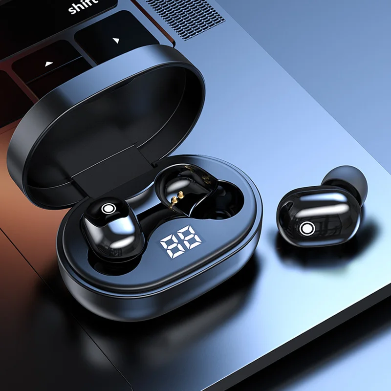 TWS мини беспроводные наушники Bluetooth 5 0 с микрофоном спортивная водонепроницаемая