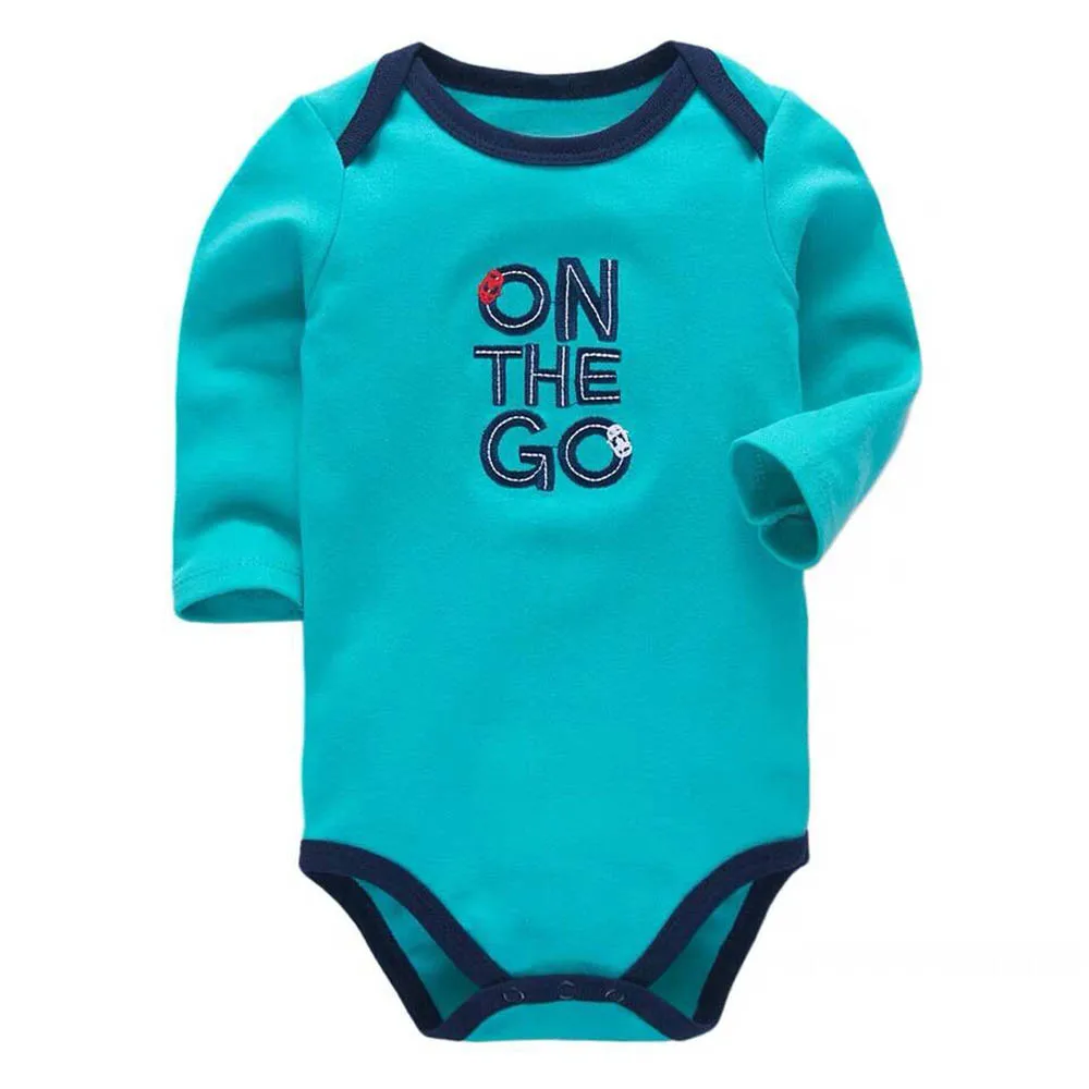 Комбинезон детская одежда с длинными рукавами для новорожденных от 3 до 24 месяцев, хлопок, одежда для маленьких девочек и мальчиков - Цвет: Серый
