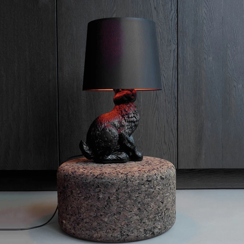 Modern Desk Lamp Art Resin Rabbit Shaped LOFT Lamps Table Lamps Bedroom Living Room Interior Decor Bedside Table Lights Lighting Modern Desk Lamp Art Resin Rabbit Shaped LOFT Lamps Table Lamps Bedroom Living Room Interior Decor Bedside Table Lights Lighting