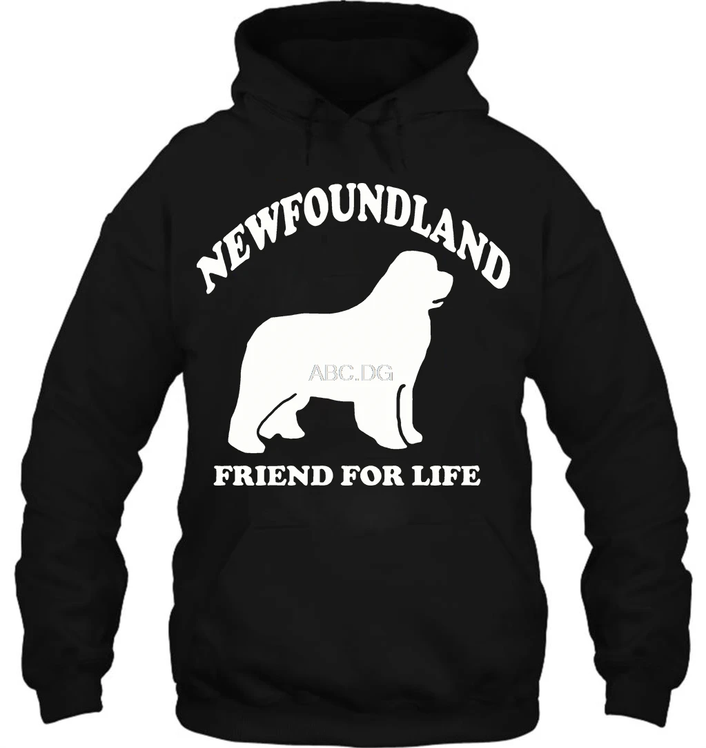 Мужская толстовка с капюшоном Женский Мужской свитер Newfoundland любитель собак