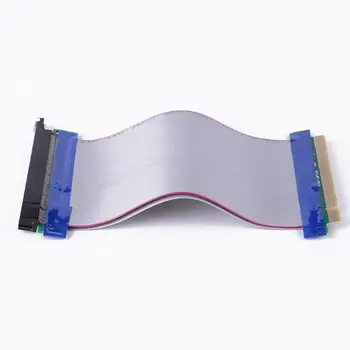 

1pc 15cm PCI Express PCI-E 16X Riser Card Extender Flexible Extension Cable Riser Card Extension Port Adapter