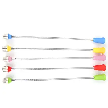 

Lamp Holder E27 Lengthened Head Conversion Hose Universal Lamp Flame Retardant PC and Copper Head Multi-Color Optional