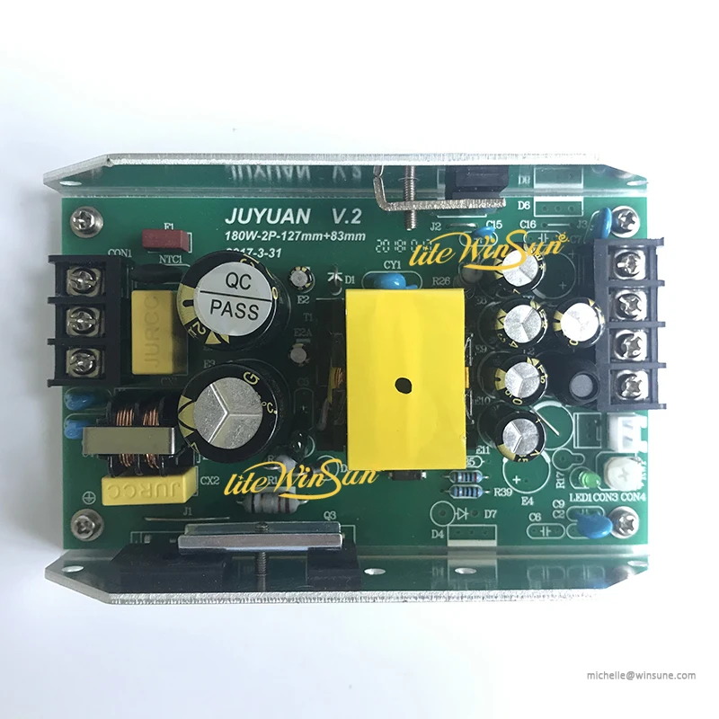 JY-180-28 Stage LED Par Power Board Supply 180w 24v Input 100-240v Outpu+24v 6.4A 54x3w Par Flood Light Power