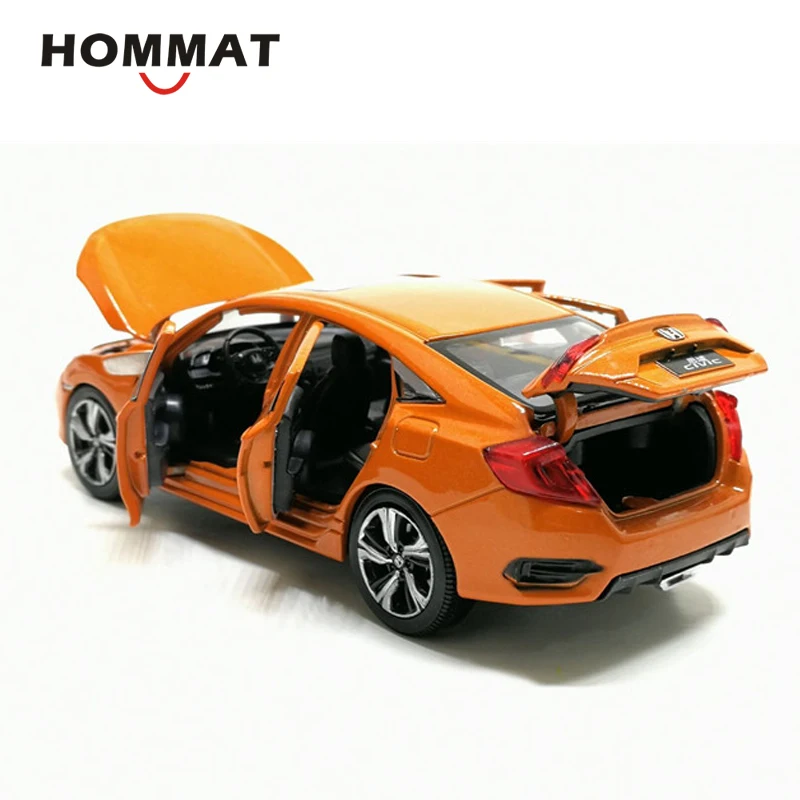 Hommate 1/32 Honda Civic металлическая машина модель литая модель 1:32 литая модель игрушечного автомобиля модели автомобиля Игрушечные Машинки Игрушки для детей