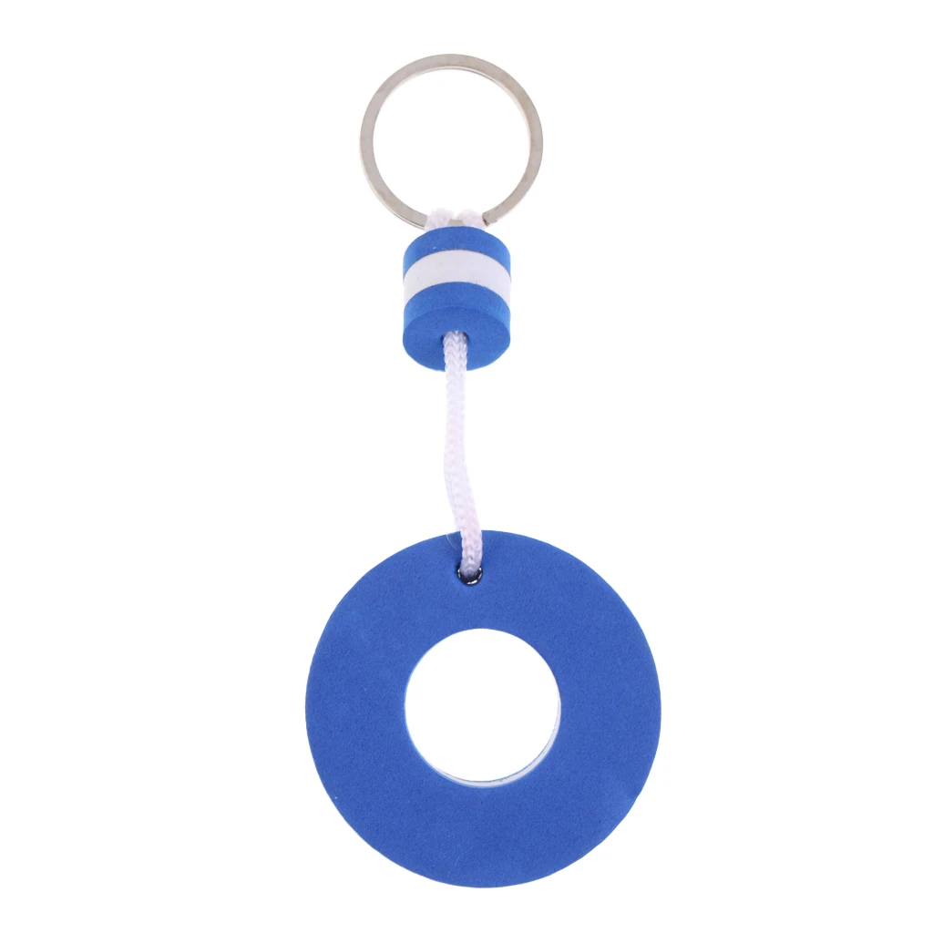 Yachting Boating Floating Key Chain Key Ring -Anchor Rudder Surfboard Dol Floating Key Ring for Kayak Fishing Boat