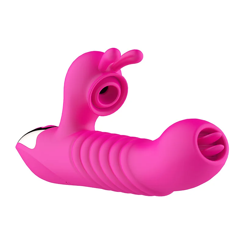 Double Tongue Rabbit Vibrator Vibration Telescopic Sucking Stick Adult Masturbation Sex Toys Adult Products Fo_voghion.com