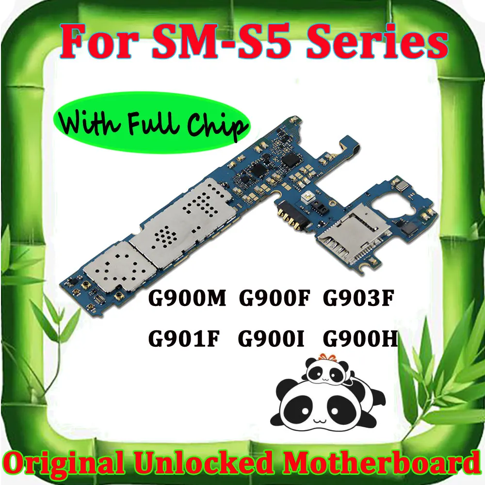 Оригинальная материнская плата для samsung Galaxy S5 G900M G900F G900I G900H G903F G901F разблокированная материнская плата основная логическая плата ОС Android
