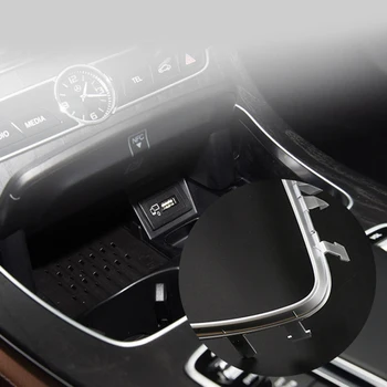 

1* Cup Holder Soot Box Decor Frame Trim For Mercedes-Benz E-Class W213 2015-2019 Brand New Interior Accessories