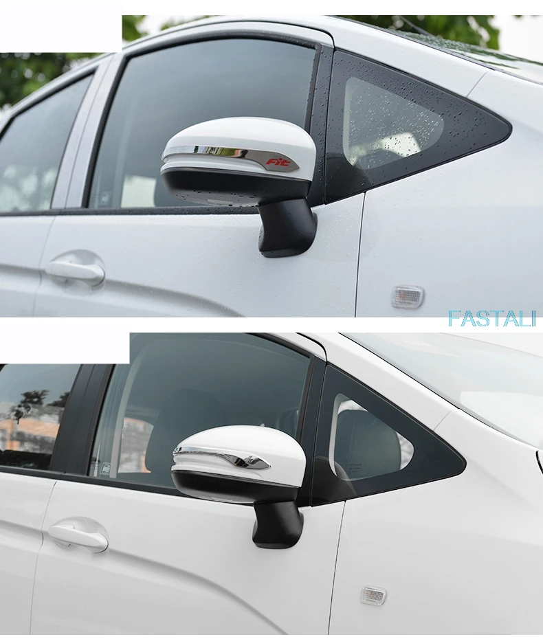 Для Honda FIT JAZZ- Автомобильное зеркало заднего вида Яркое Зеркало против царапин зеркало заднего вида декоративная наклейка для автомобиля