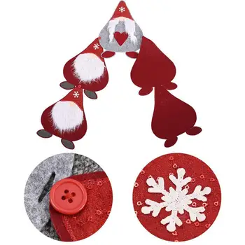 

Combination Table Faceless Doll Tablecloth Home Decor Placemat Table Ornament Xmas Merry Christmas Decorations For Home