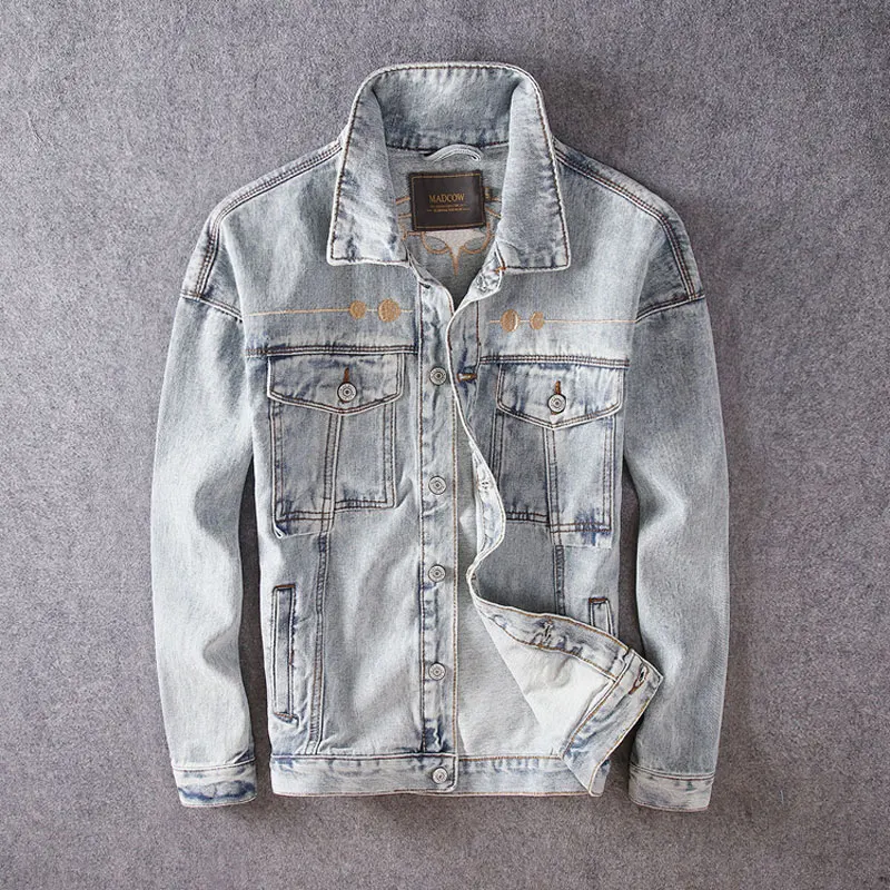 cotton denim jacket mens