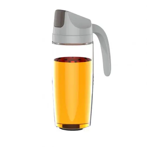 Grey 600ml Герметичное оливковое масло уксус Диспенсер Бутылка Автоматическая крышка кухня банка для хранения специй инструменты - Цвет: Grey 600ml