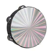 8 дюймов Деревянный Бубен колокольчик ручной барабан отражающий лазерный барабан N05 19 Прямая поставка