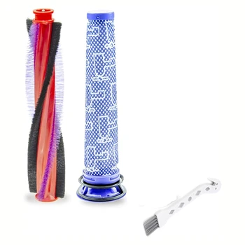 

Replacement Part Kits for Dyson V6 DC62 Series Vacuum Cleaner Parts ,Brush Bar Rolling Brush&Pre Filter(185mm)