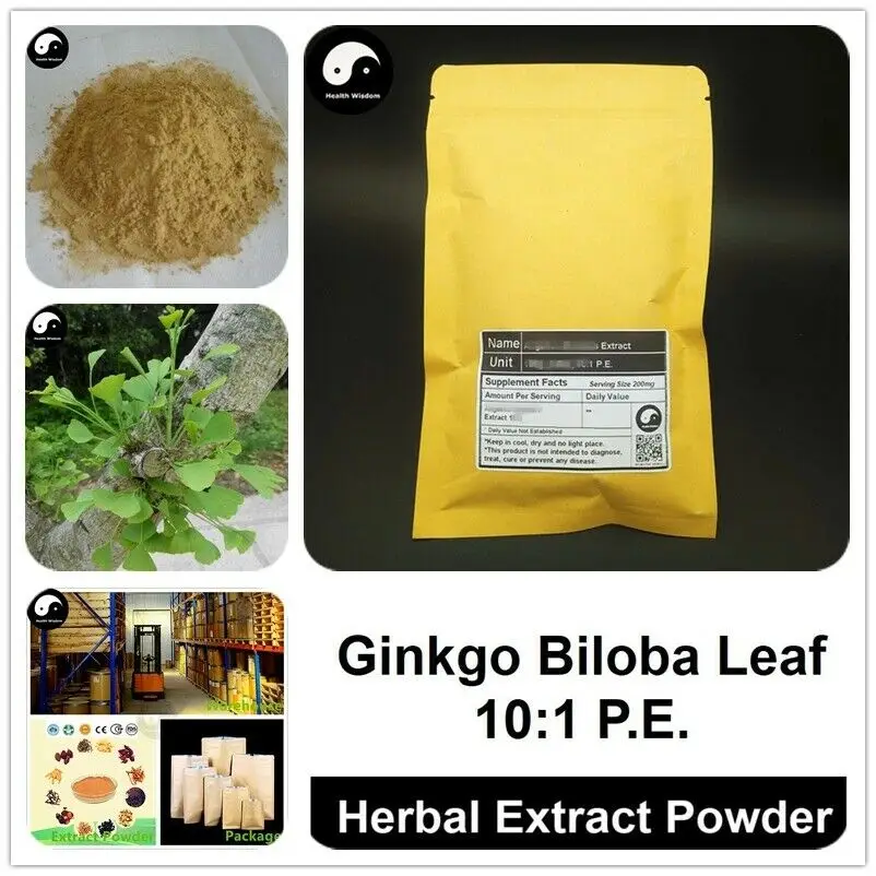 

Ginkgo Biloba Extract Powder 10:1, Ginkgo Biloba Leaf P.E., Yin Xing Ye