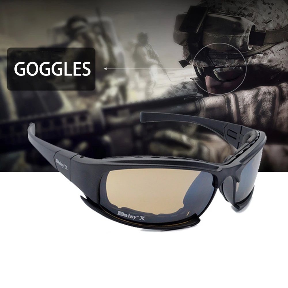 New X7 Polarized Sunglasses Tactical Glasses Military Goggles Army