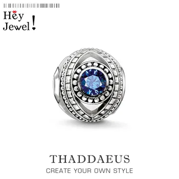 

New Hot Sale Nazar's Eye Europe Beads Silver Crystal DIY Beads Fit Karma Bracelet Necklace for Women Men Jewelry