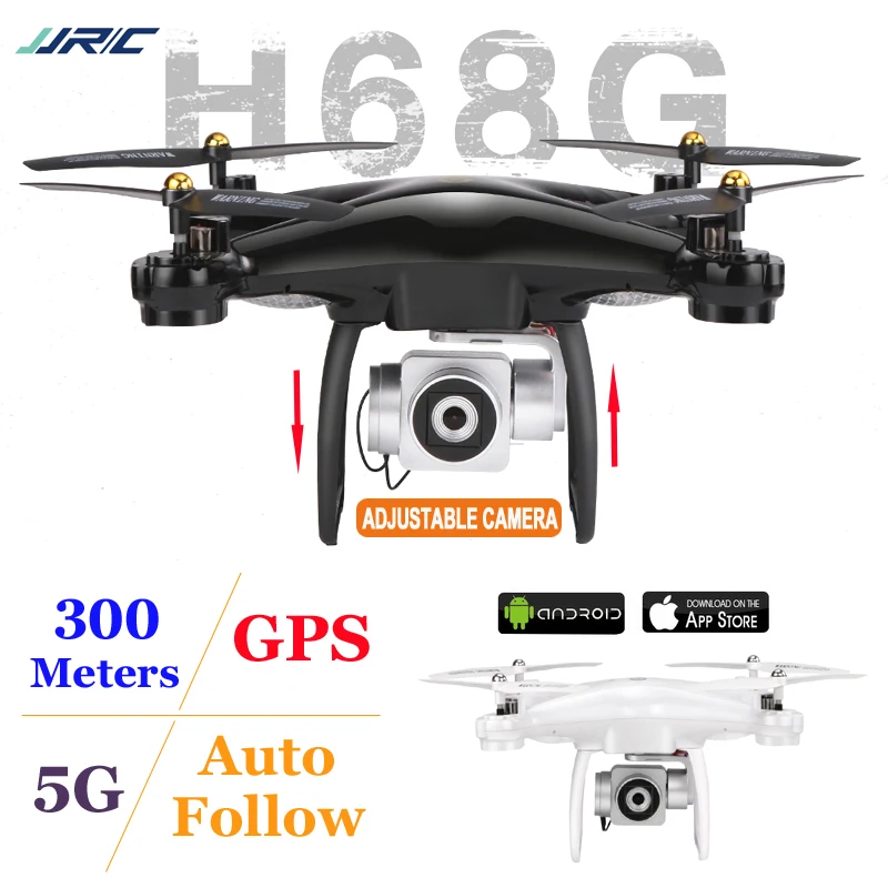 

JJRC H68G GPS Drones With Camera HD 1080P 5G Wifi FPV Quadrocopter RC Helicopter Dron Auto Follow Professional Rc Quadcopter