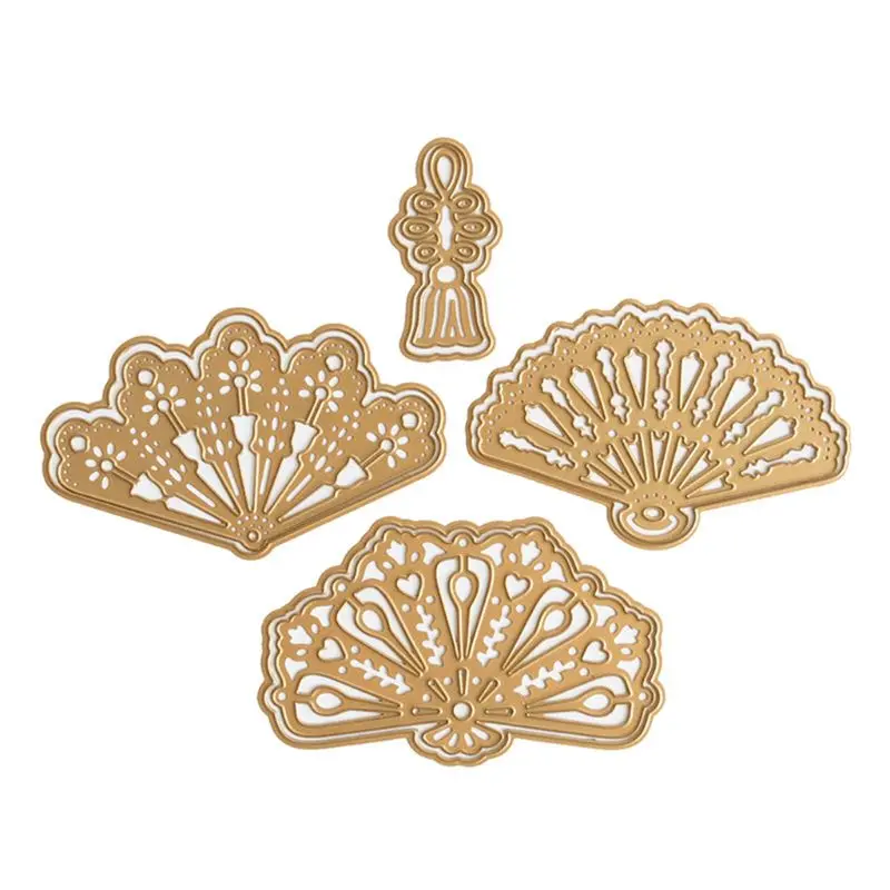 

Mini French Fan Metal Cutting Dies for DIY Scrapbooking Photo Album Decorative