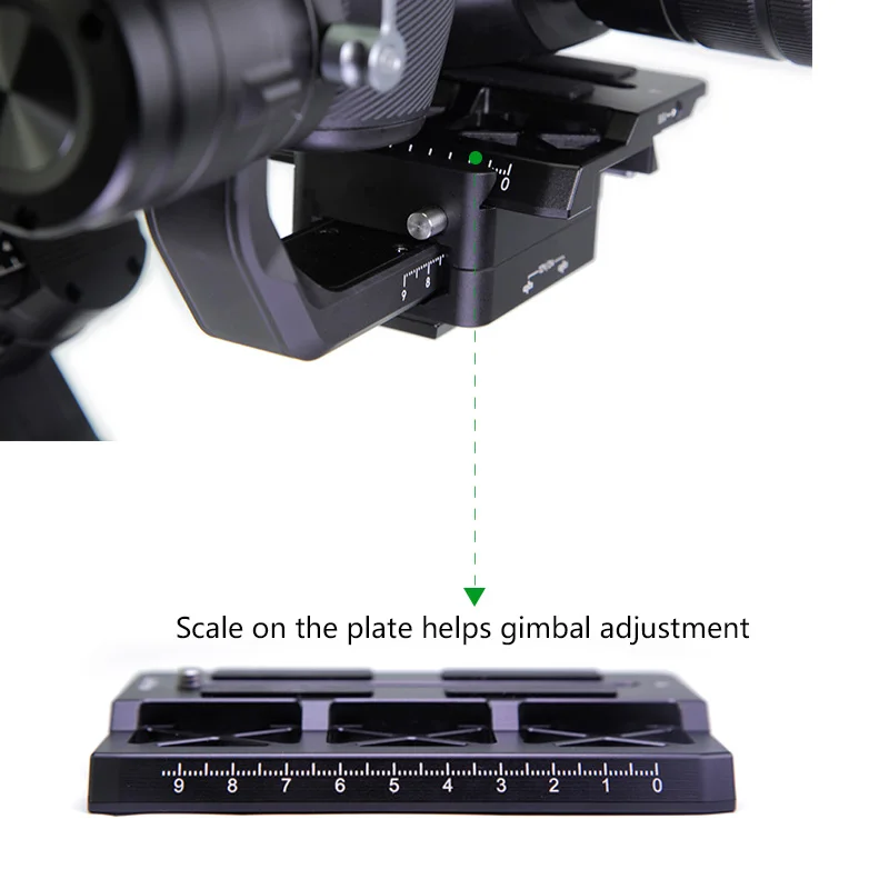 Lanparte Ronin S офсетная пластина для BMPCC 6K 4K для Blackmagic Дизайн Карманный кинотеатр камера для DJI Gimbal камера аксессуары