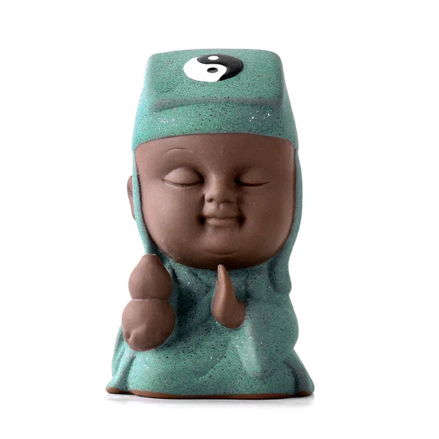 Tea Díszek Tálca Dísz Szett Pletyka Szórakoztató Kerámia Agyag Színű Homok Fazekas Kis Taoist Hegyi Háziállat - Image 5