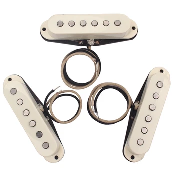 

3PCS Hand Wound Pickups Alnico 5 Pickup Neck/Middle/Bridge Stringed Instruments for ST Electric Guitar