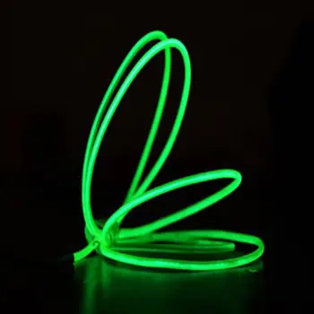 

EL Wire Sewing Edge Neon car Lights Dance Party Car Decor Light Flexible EL Wire lamps Rope Tube LED Strip With DC3V Driver