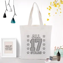 Текстовый Тип Холщовая Сумка сумка для покупок на заказ Печать текстовый логотип DIY ежедневное использование экологическая многоразовая утилизация