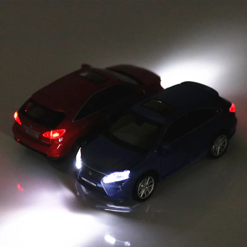Koop Hoge Simulatie 132 voor Lexus Rx450 Lichtmetalen Diecast Car Model Trek Speelgoed Auto Model Auto Klassieke Auto Kinderen Speelgoed