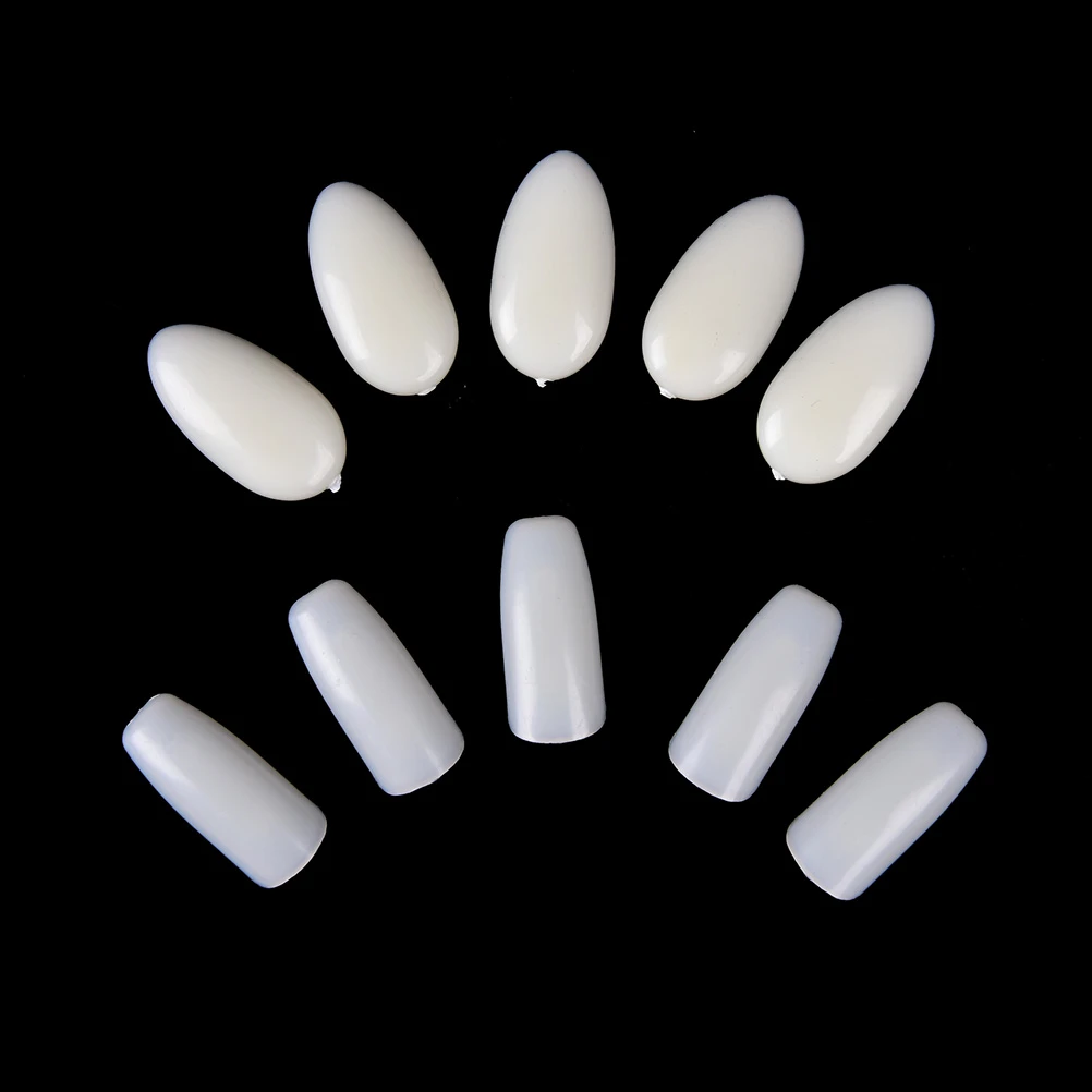 100pcs Square Practice Nail Art Tips Training Diy Salon Manicure Tools For Practice Display Nail Art False Tips Stickers Decals Aliexpress