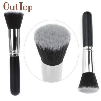 

OutTop New and high quality Makeup Brush Cosmetic Brushes Kabuki Face Nose Powder Flat Foundation Tool 05.04