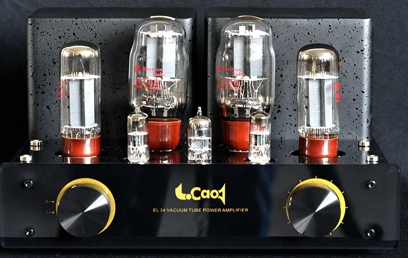 

Laocao 40W*2 Asymmetric push-pull tube amplifier CL340 power: 40W×2, frequency response: 10HZ-80KHZ, -0.5dB, Output noise: ≤1mV