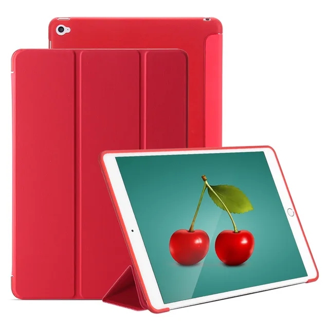 Red Чехол для планшета для ipad mini4, ТПУ, силиконовый мягкий чехол для 7,9 дюймов, чехол для планшета, чехол для ПК, складная задняя крышка для планшета A1538 A1550, чехол для планшета - Цвет: Red