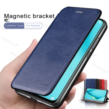 

for Huawei P 40 Lite Case Leather Flip Case for Case Magnetic Stand Book Cover for Huawei P40 Lite Light 2020 6.4'' Coque Fundas