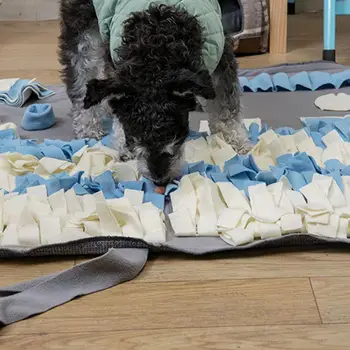 

Pet Dog Toys Snuffing Mat Puzzle Training Interactive For Dogs Washable Find Food Toys Pad Sniffing Sniff Training Mat B7K1