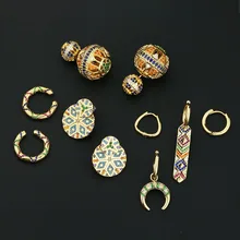 S925 Серебряные серьги-гвоздики, серьги с микро прологом, Необычные CZ Кристаллы, крестообразные полосы, серьги для женщин, ювелирные изделия INS