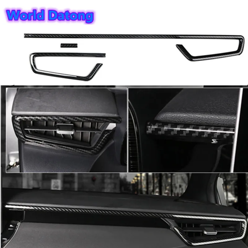 

Interior Dashboard Central Control Console Panel Strip Lid Cover Trim For Toyota Corolla Altis / Corolla HYBRID 2019 2020