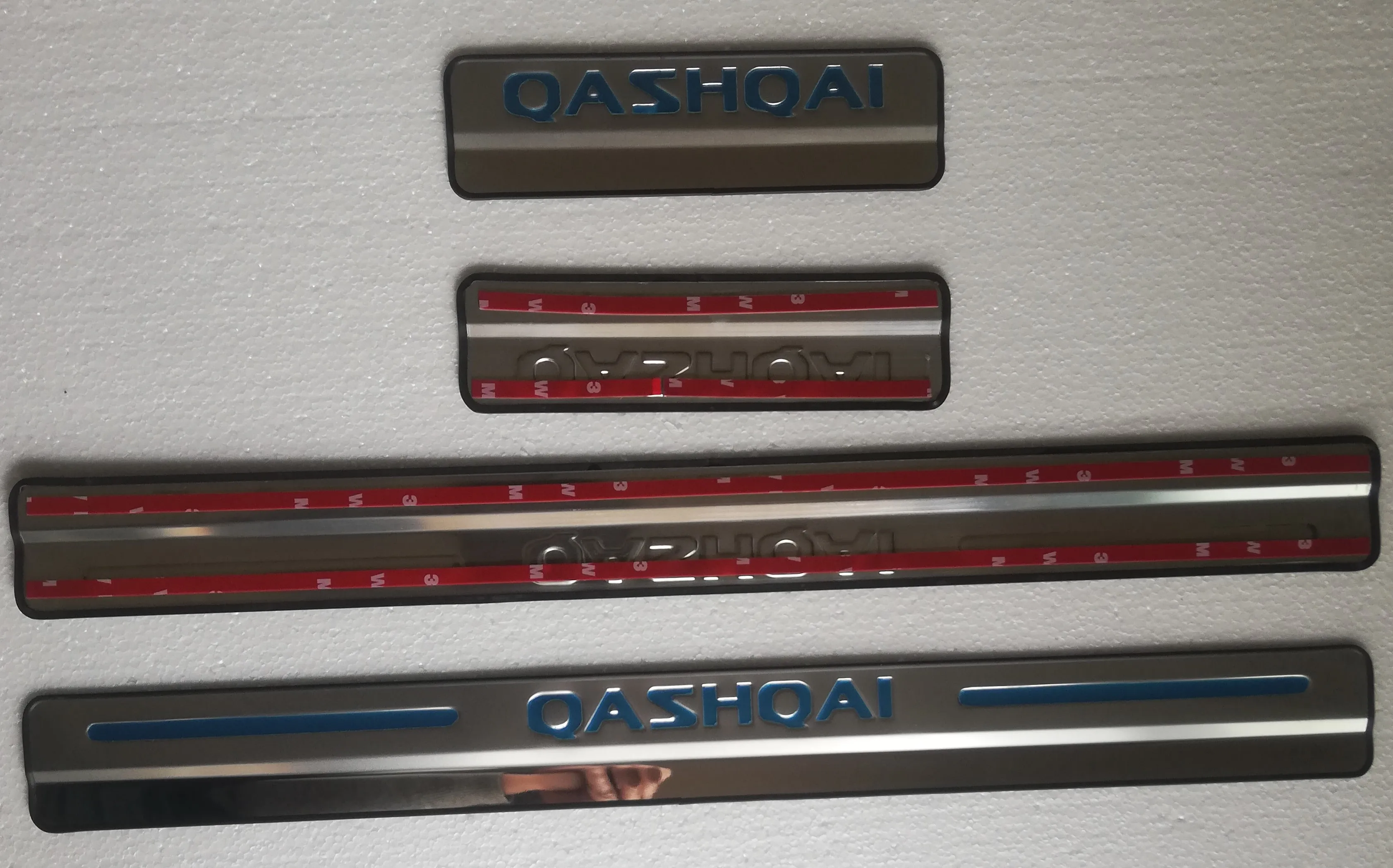 Для Nissan Qashqai 2007-2019 J10 J11 порог двери из нержавеющей стали/Накладка/Порог 4 шт./компл.